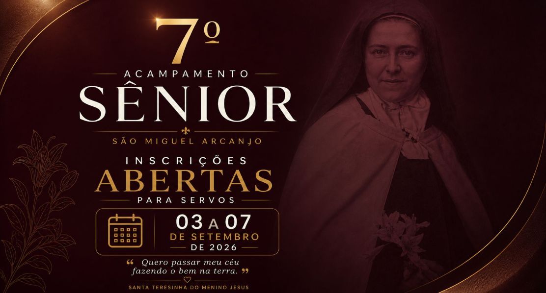 Inscrição de Servos Acampamento São Miguel Arcanjo 2026